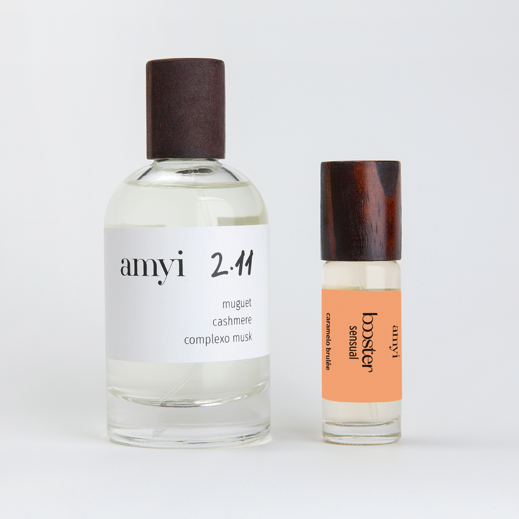 Kit Perfume Amyi 2.11 + Booster Sensual