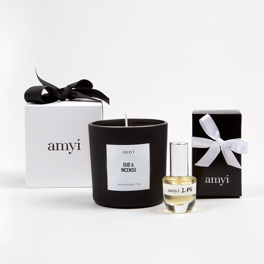 Kit Travel Size Amyi 2.15 + Vela Oud & Incenso